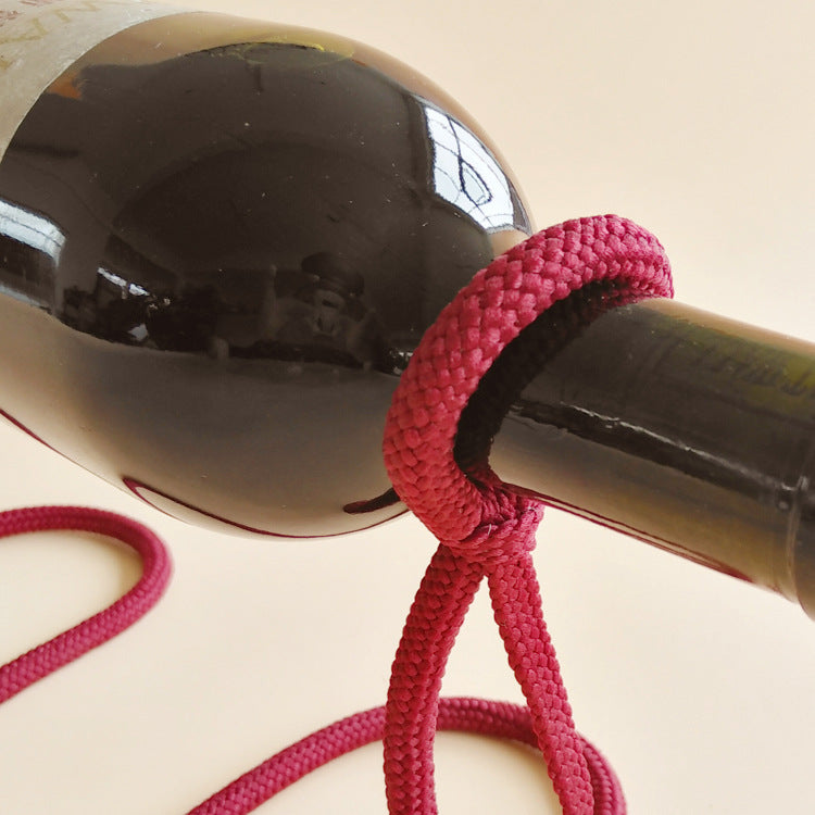 Suspended Rope Bottle Holder