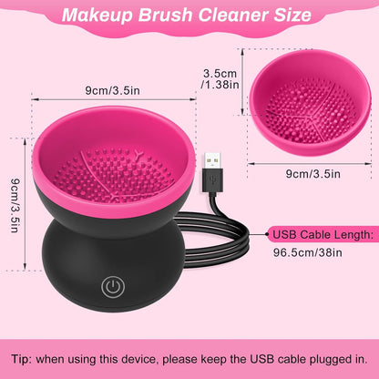 Automatic Makeup Brush Cleaner