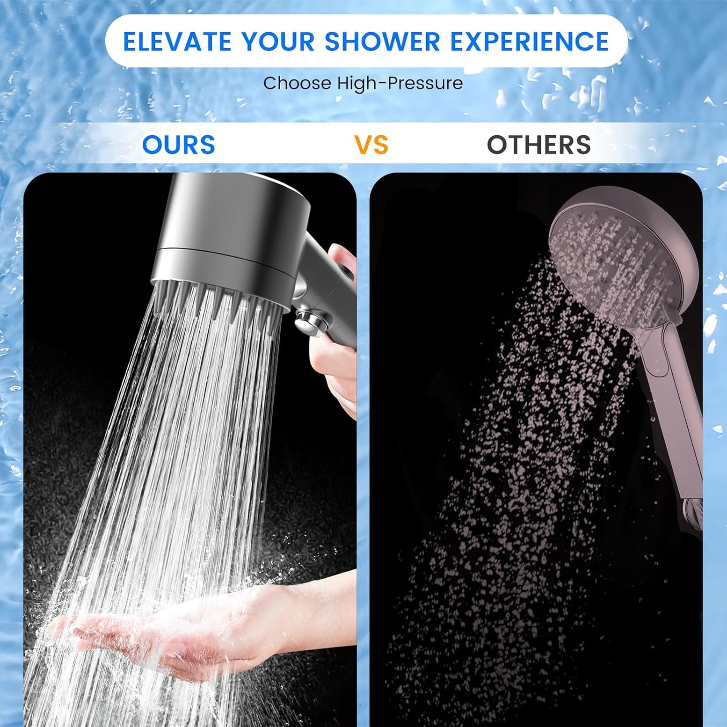 SilkStream©  Messaging Shower Head