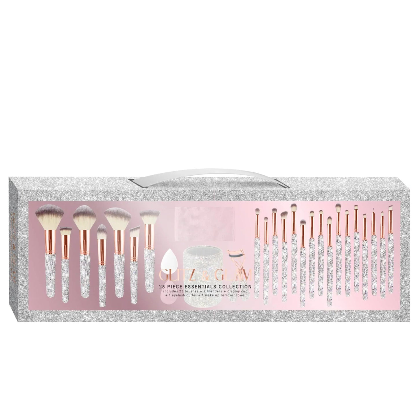 Glitz & Glam | SILVER 28pc Essentials Collection Brush Set