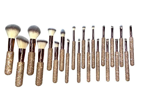 Glitz & Glam | CHAMPAGNE 28pc Essentials Collection Brush Set