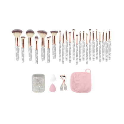 Glitz and Glam Makeup Brushes